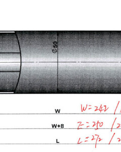 Idler roller assembly D48 E250 NXB-III-10XX-CN